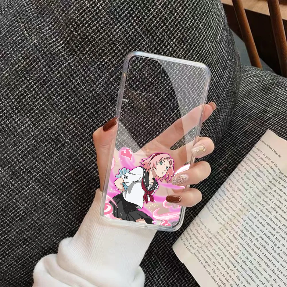 Чехол для телефона NARUTO-Haruno Sakura Huawei P Mate P10 P20 P30 P40 10 20 Smart Z Pro Lite 2019 прозрачный