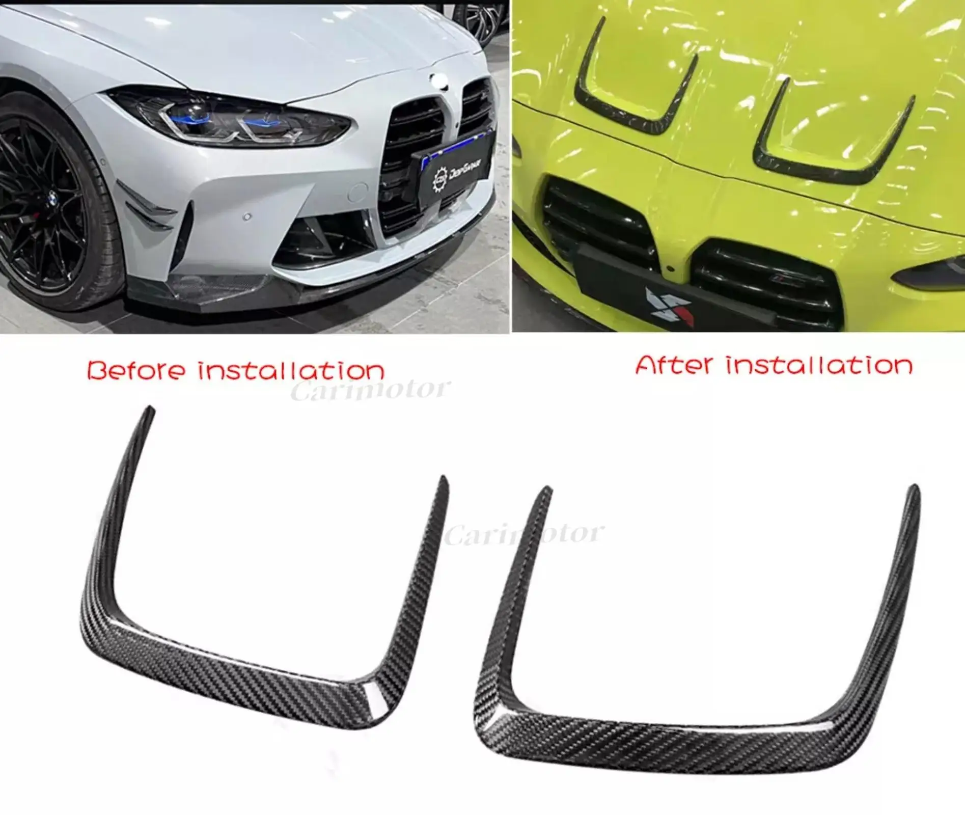 Передняя крышка капота из углеродного волокна для BMW M3 M4 G80 G82 G83