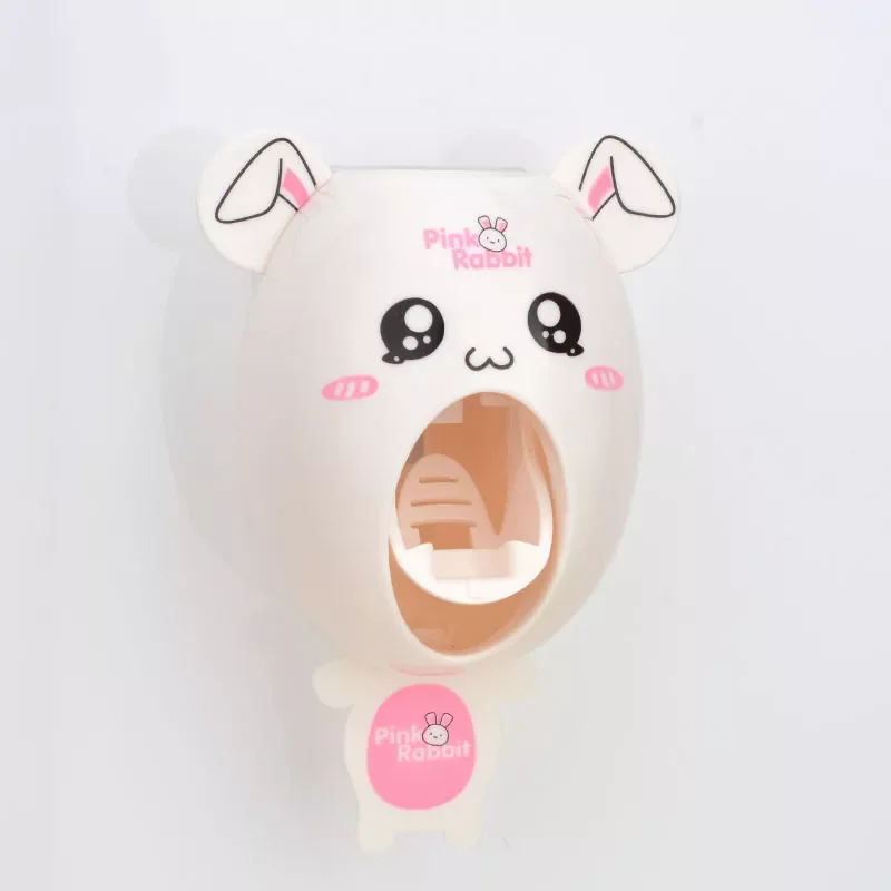 

Toothpaste Dispenser Strong Suction Sucker Bathroom Accessories Set Toothbrush Holder Automatic Tooth Brush Holder Child