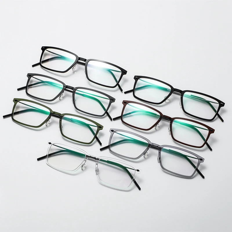 Мужские ультралегкие очки без винтов оправа для очков из ацетатного титана 6 2 г