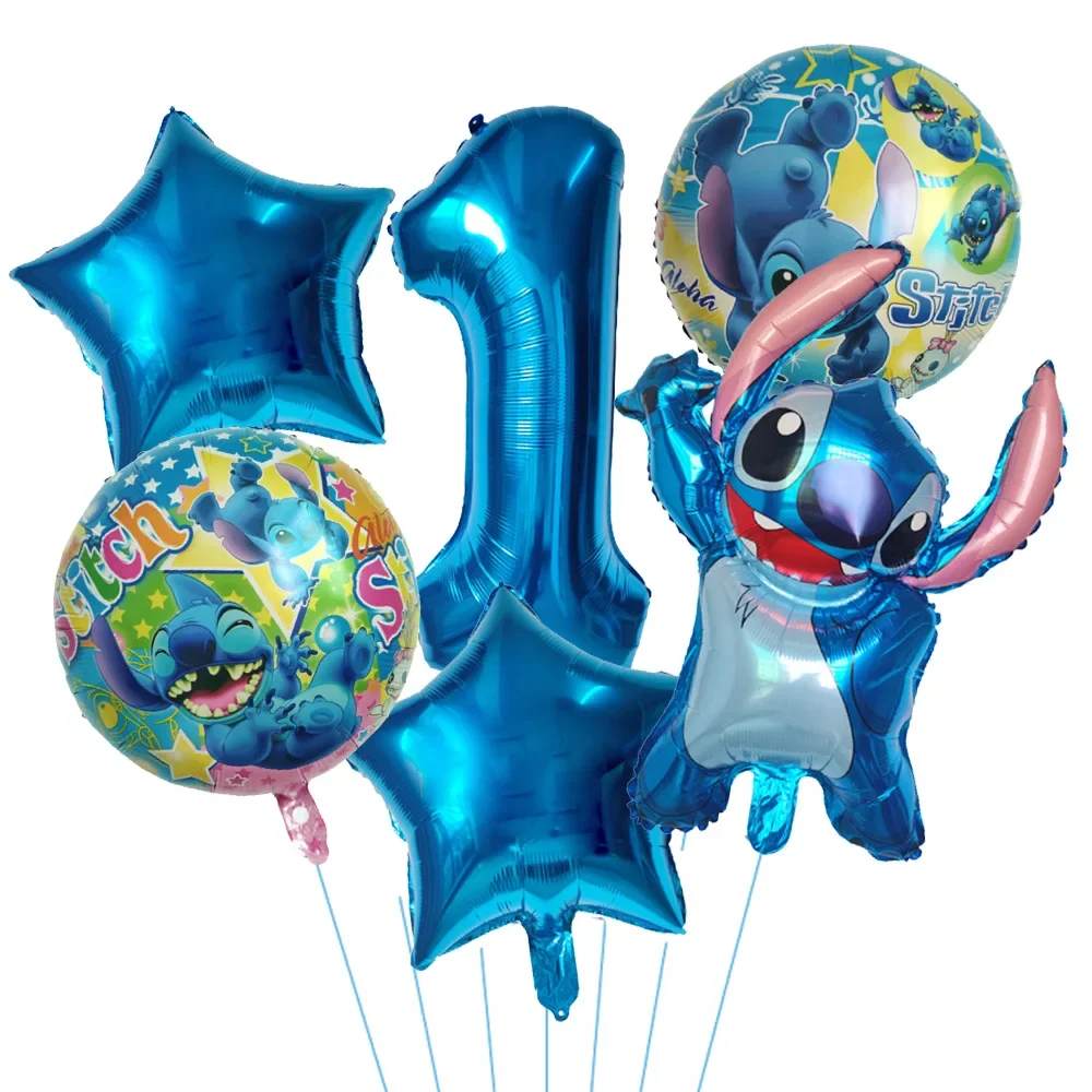 

Набор воздушных шаров Disney Lilo & Stitch 6 шт.