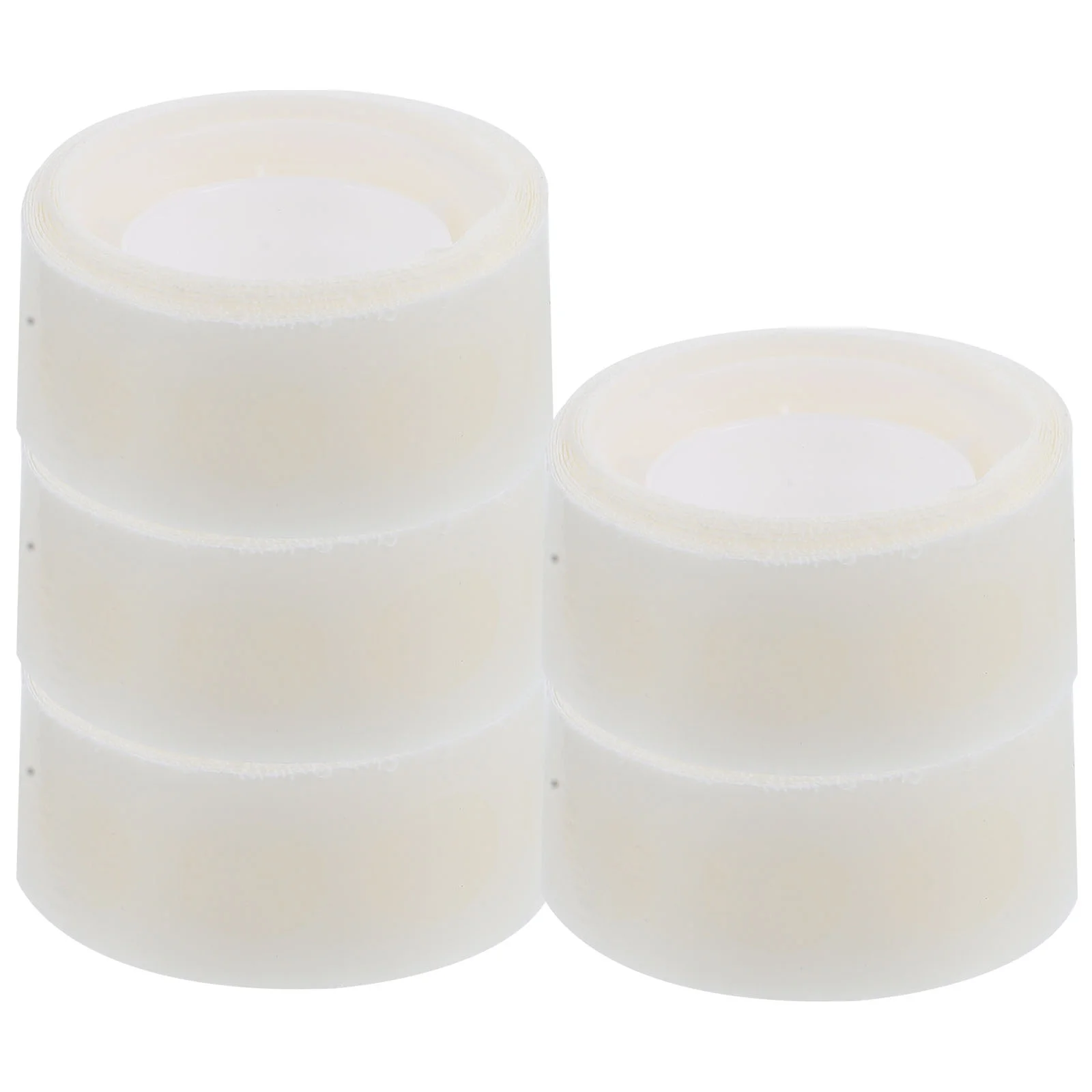 

5 Rolls Clear Round Stickers Adhesive Strips Double Side Glue Points Dot Dots Rubber Craft Sticky Tape Labels Circle