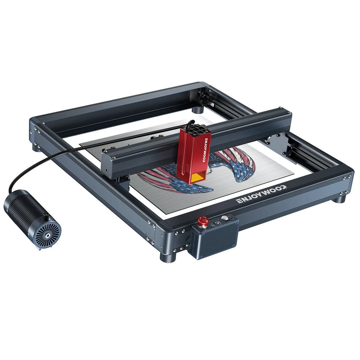 ENJOYWOOD E20 Laser Engraving Machine with Air Assist System Wood Laser Printer Diode DIY Laser Engraving Cutting Machine