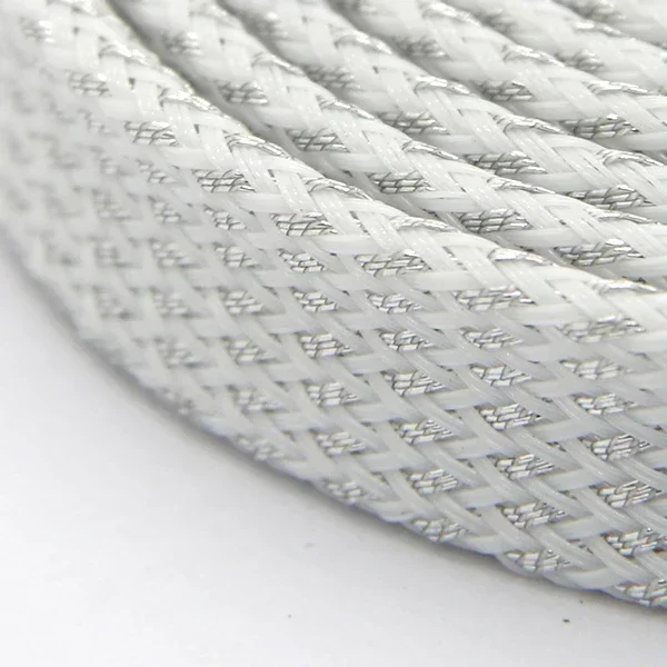 

2 м ПЭТ расширяемый плетеный рукав 2/4/6/8/10/12/14/16/20/25/30/40 мм нейлоновая изоляция высокой плотности DIY защитная оболочка для кабеля