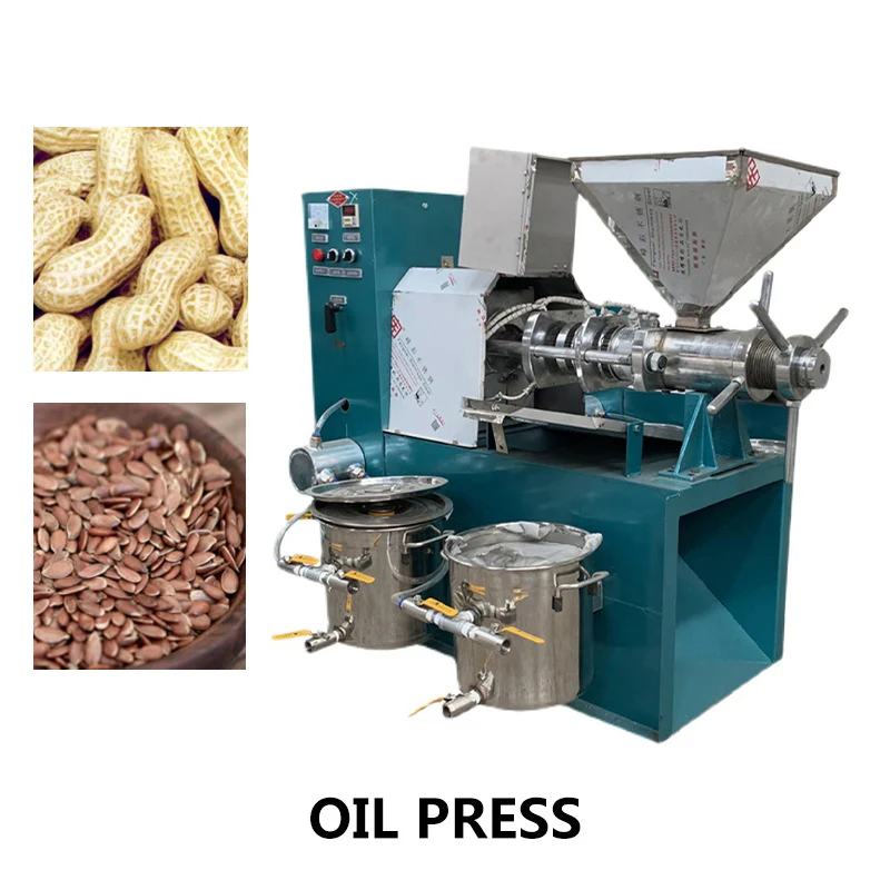

Hydraulic Sesame Oil Extractor Automatic Commercial Rapeseed Oil Press Soybean Peanut Walnut Tea Seed Screw Oil Press