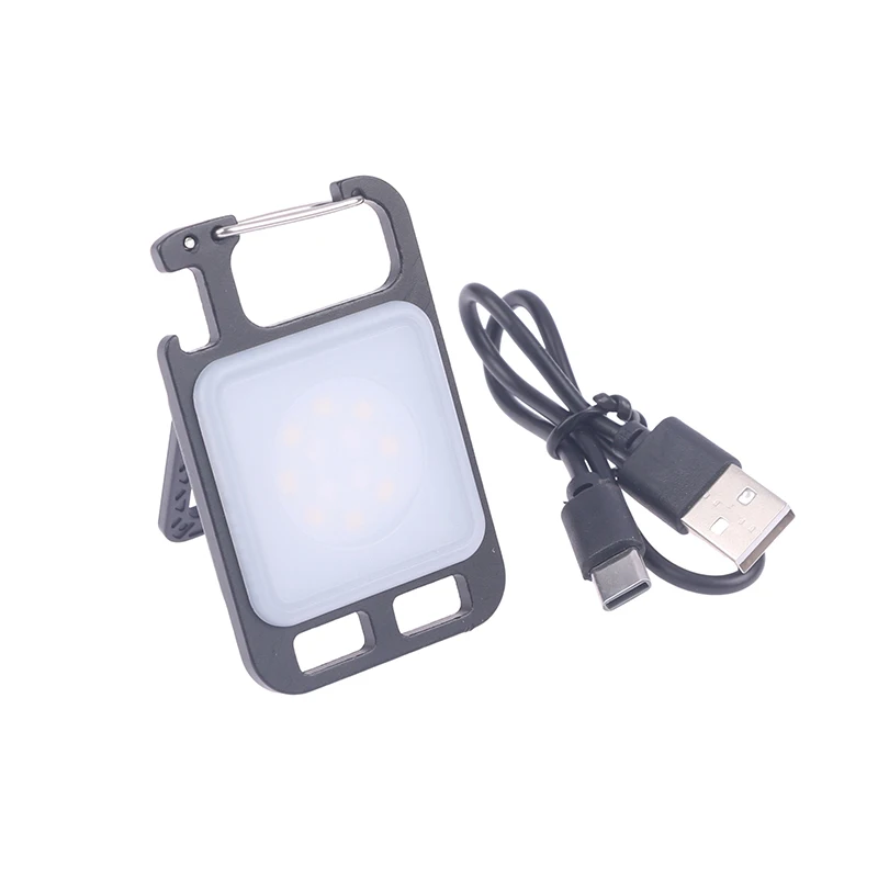 

Мини-светящийся COB брелок для ключей, USB-зарядка, аварийные лампы, мощный магнитный фонарик для ремонта, работы, кемпинга на открытом воздухе