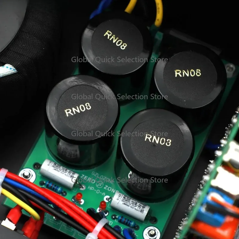 Фото Классический HIFI стереоусилитель мощности QUAD405 на базе MJ15024, 75Вт+75Вт, с защитой динамиков. №1