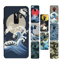 fhnblj wave art phone case for samsung a51 a30s a52 a71 a12 for huawei honor 10i for oppo vivo y11 cover
