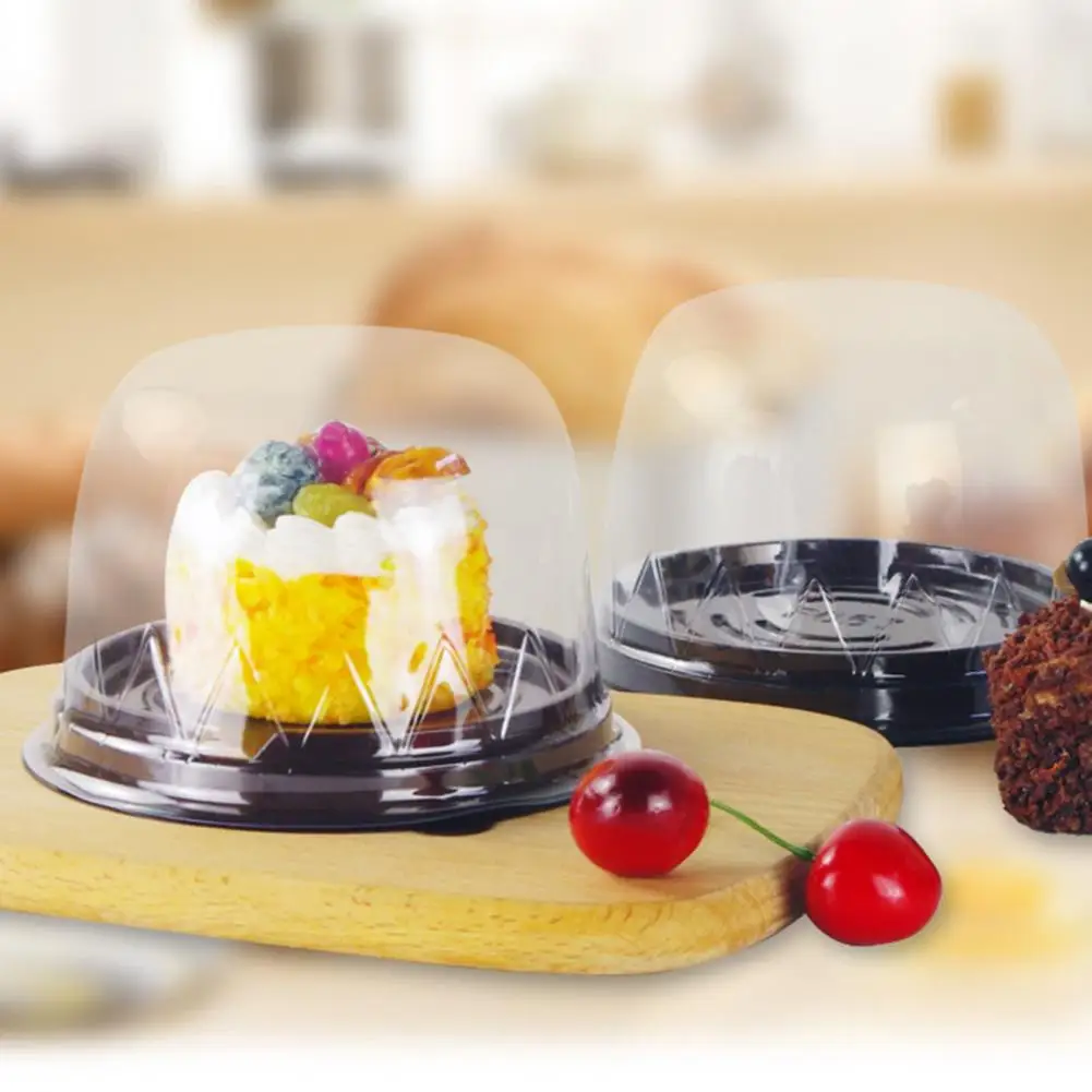 

50 шт. коробка для кексов, прозрачная коробка для кексов