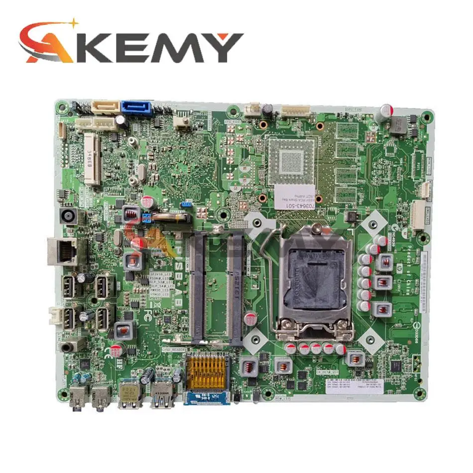 703643-001 для HP Pavilion 20 Pro 3520 материнская плата AIO 703643-501 системная 100% протестирована