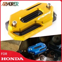 for honda cbr 929rr 1000rr 900rr 600f 600rr front brake reservoir fluid cnc tank cover oil cup cap motorcycle cnc accessories
