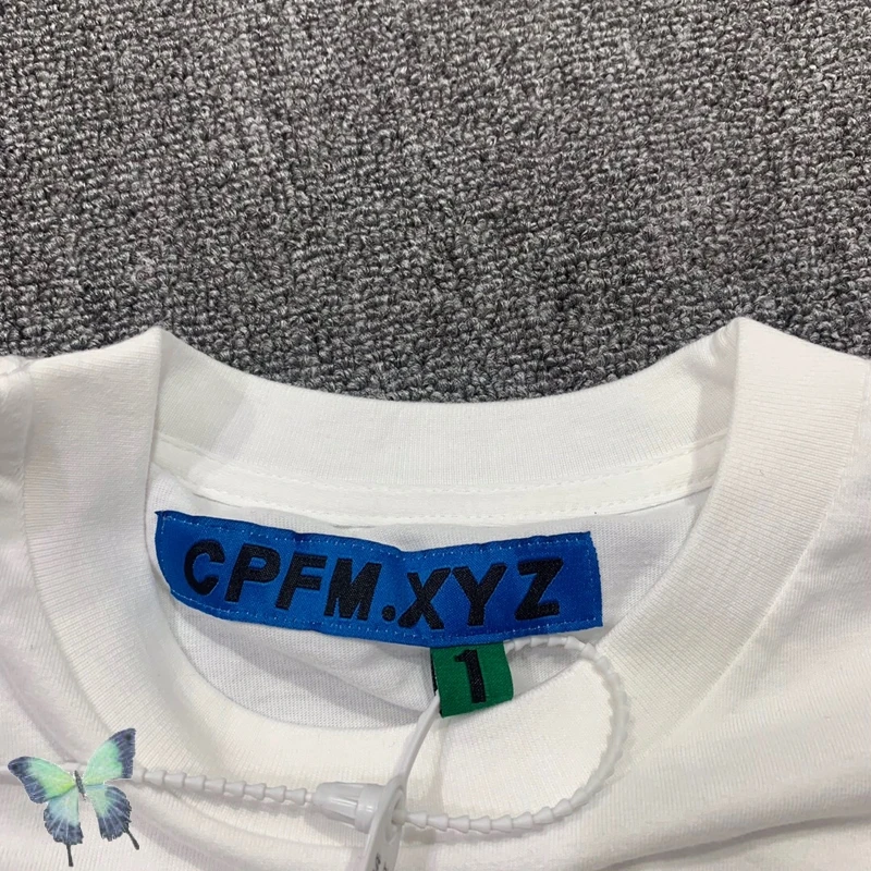 Футболка White Kanye Sunny Smiley Face West из пенопласта с логотипом Taichi Cpfm Xyz |