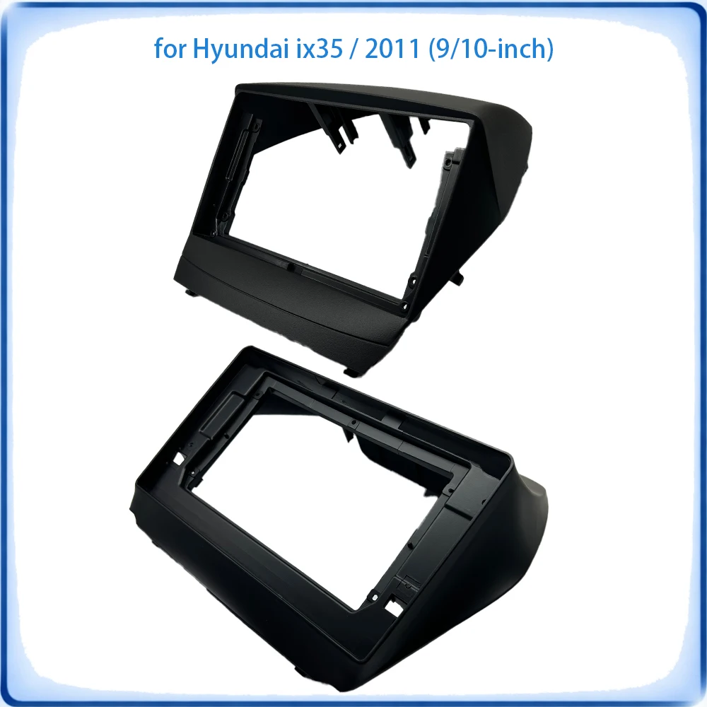 Фото Рамка для автомагнитолы Hyundai ix35 2011, 9/10 дюймов, с проводкой и кабелем питания, аксессуары для авто, Plug & Play №3