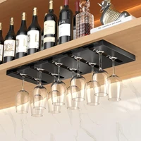2022 hanging wine glass rack household stainless steel glasses storage hanger for kitchen bar restaurant