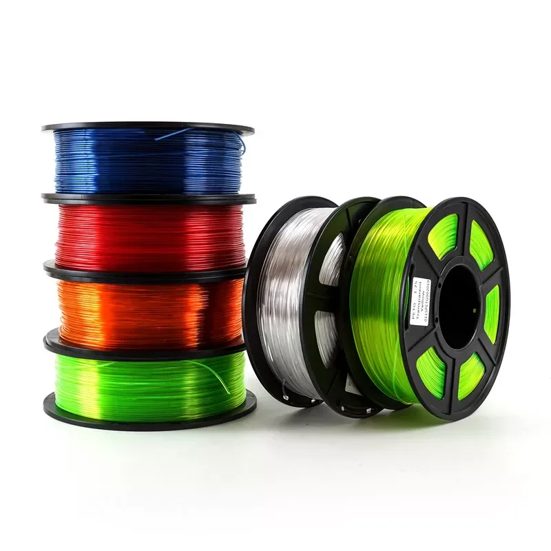 

Filament PETG 1.75mm 1kg/2.2lbs Plastic Filament Consumables PETG Material for 3D Printer