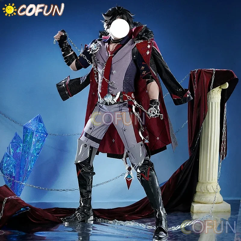 COFUN Game Genshin Impact Wriothesley Косплей Костюм Великолепный Красивый Хэллоуин Вечеринка