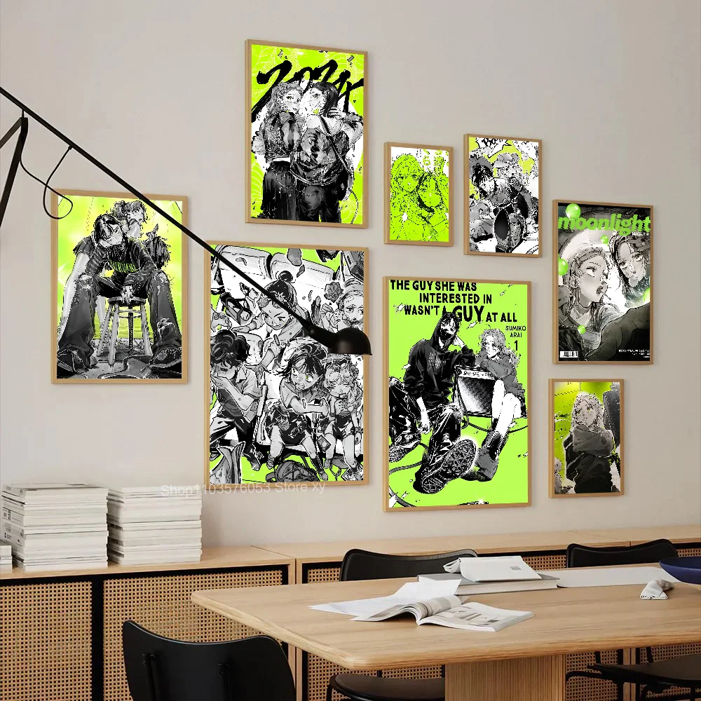 Kininatteru Hito Ga Otoko Janakatta постер для дома спальни входа кафе художественное украшение