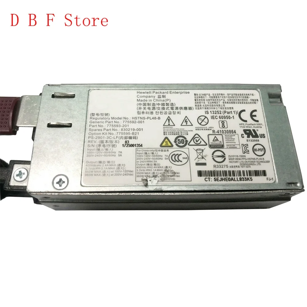 

100% Working Power Supply For 900W 775595-B21 775592-001 830219-001 775593-201 G9