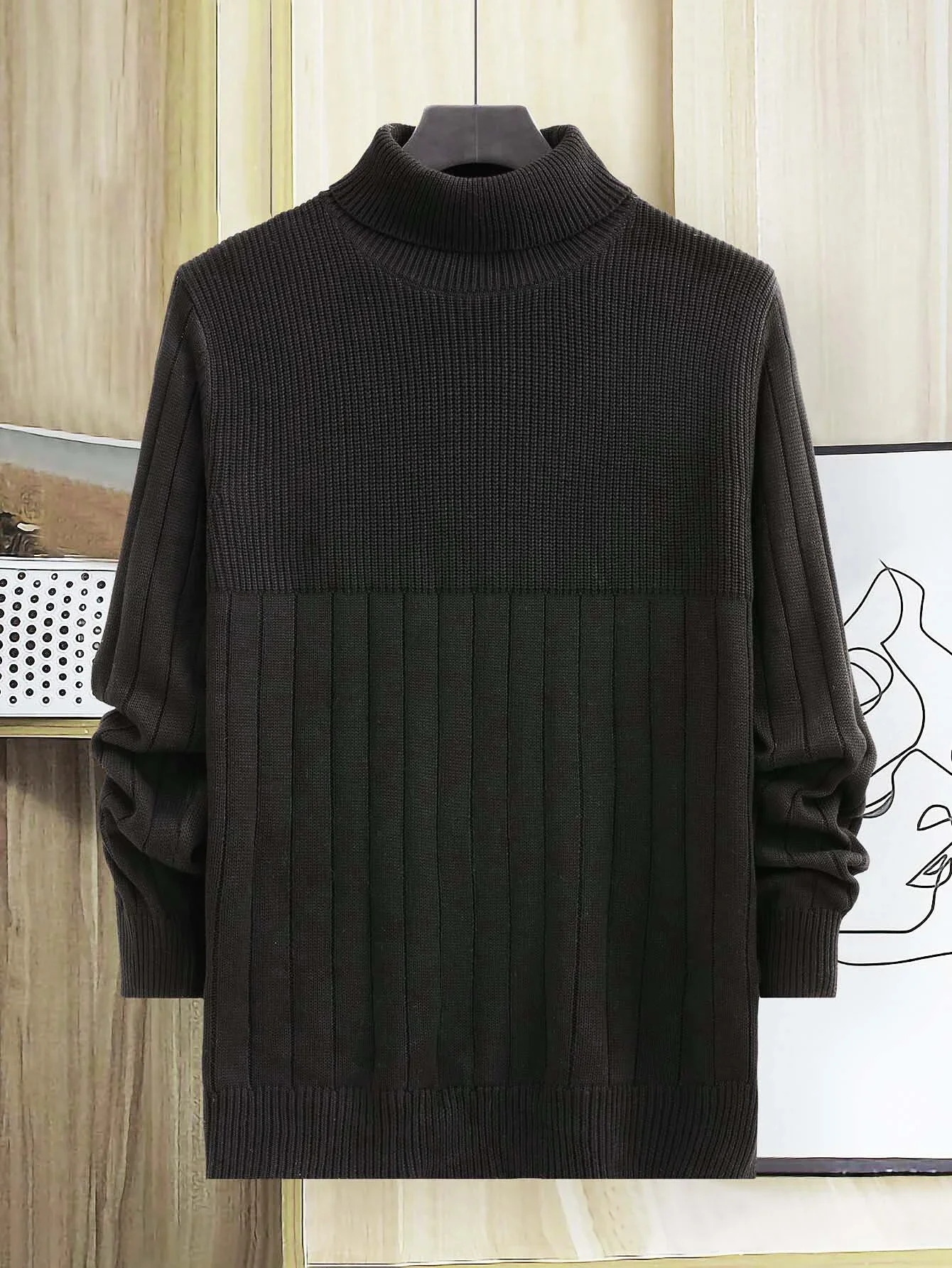 

Мужской длинный кардиган, Повседневная ветровка на одной пуговице, однотонный, весна-осень