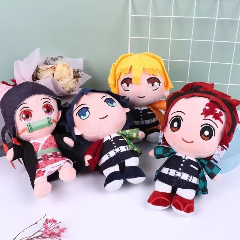 

Demon Slayer Plush Doll Toys Stuffed Pillow Kimetsu No Yaiba Kamado Tanjirou Tomioka Agatsuma Zenitsu Douma Sabito Peluche Dolls