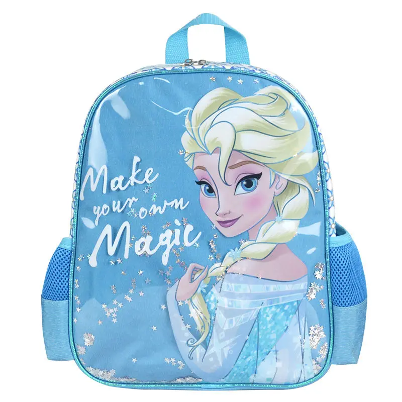 Disney Princess Elsa Kindergarten Children's Cute Cartoon Sweet Schoolbag Large Capacity Lightweight Backpack