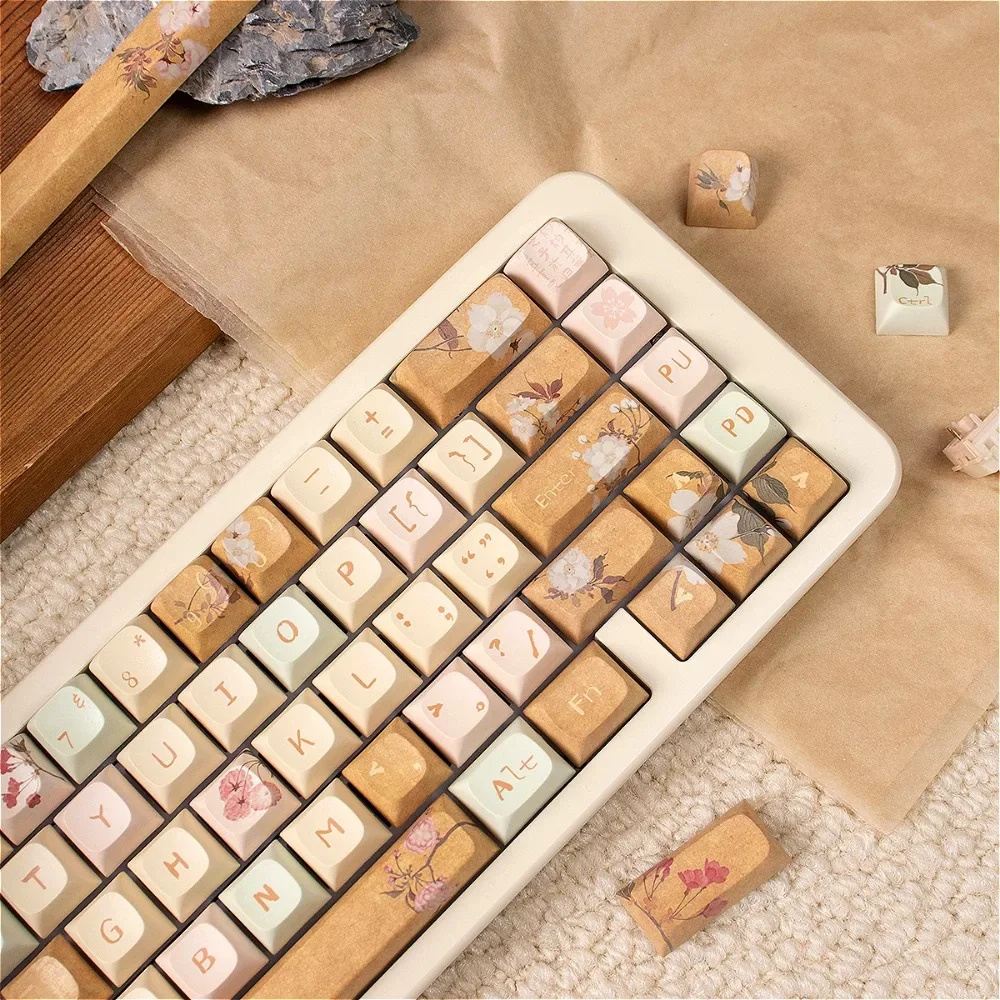 Колпачки для клавиш PBT полный набор высота Cherry/URE колпачки Taohuawu горячая