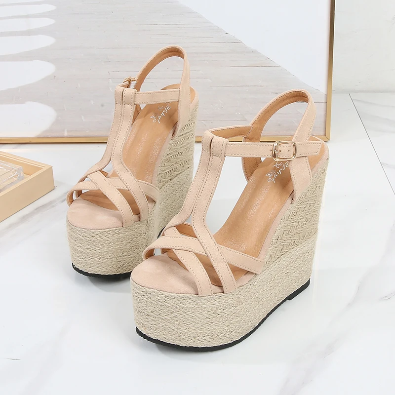

High Wedges Sandal Women summer Platform High Heels Fashion high quality comfort Sandals gladiator shoes shoes for women