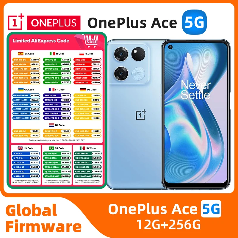 Смартфон OnePlus Ace 8/128ГБ 8/256ГБ 12/256ГБ 12/512ГБ china б/у