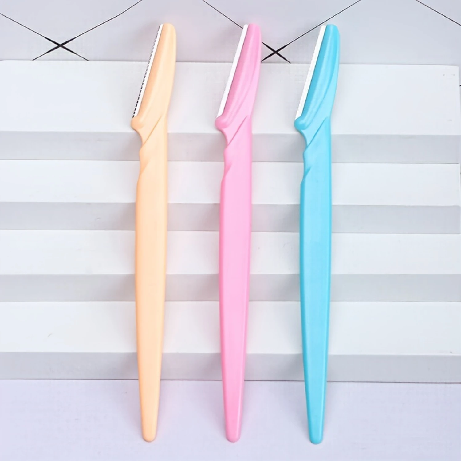 3 шт. прецизионные бритвы для бровей женщин и мужчин — многоразовые