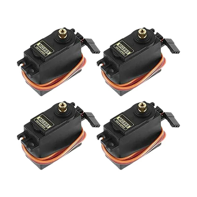 

8PCS Servo Motor For MG995 Control Angle180 Metal Gear Servo 20KG High Speed Torque Servo Motor For Smart Car Robot