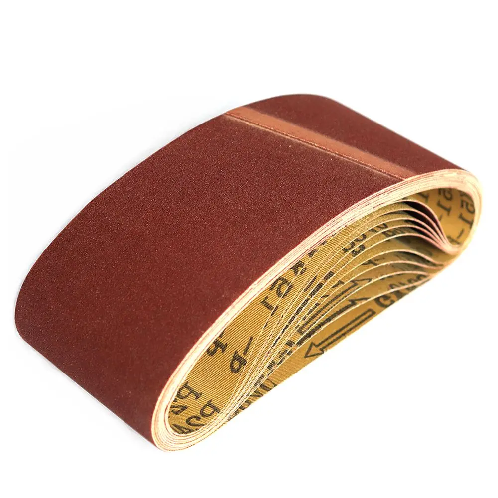 10 шт., шлифовальные ленты из оксида алюминия, 457x75 мм 10 шт., шлифовальные ленты из оксида алюминия, 457x75 мм