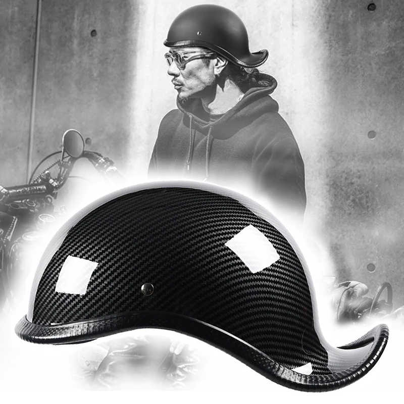 

Motorcycle Curved Helmet Open Face fashion Retro Helmet Casco Moto summer personality curved brim helmet For KTM Honda Yamaha