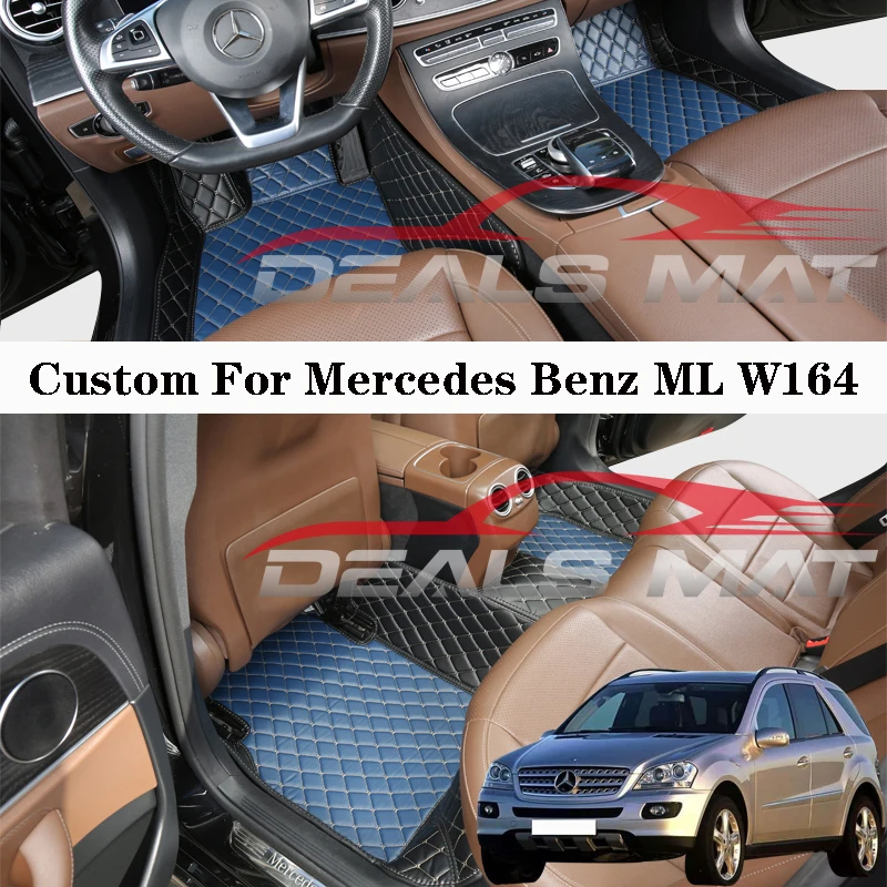 

Автомобильные коврики для Mercedes Benz ML 164, коврики для салона, кожаный ковер на заказ, водонепроницаемые аксессуары