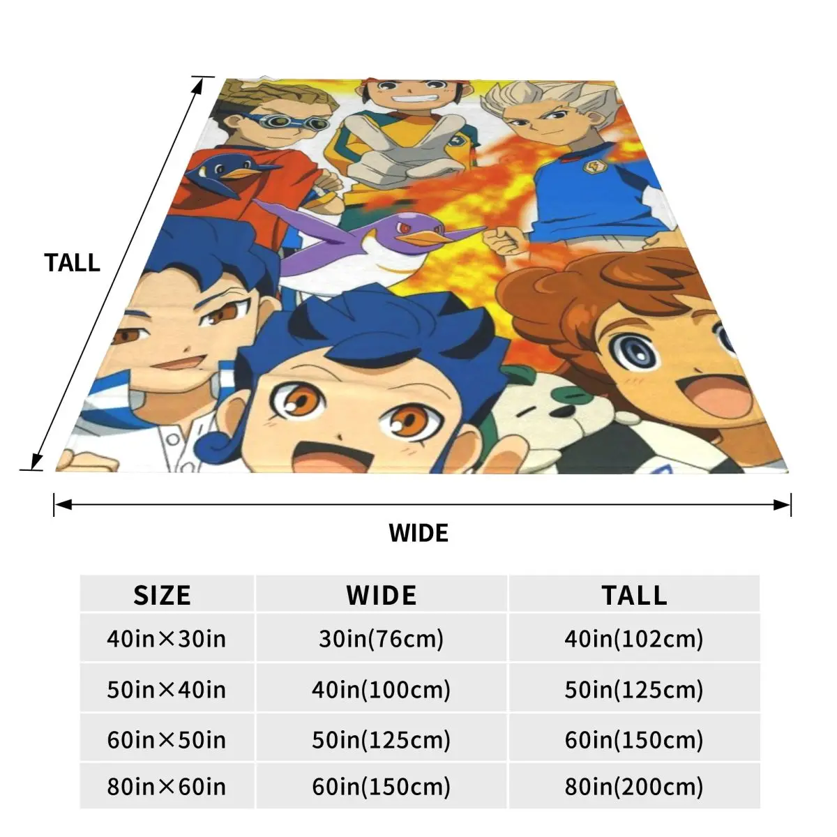 Горячие игровые одеяла Inazuma Eleven теплые фланцевые мягкое и удобное одеяло для