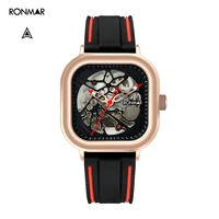 ronmar 3d skeleton tourbillon automatic mechanical wristwatch mens fashion sports watches 5bar waterproof luminous hands rm 8635