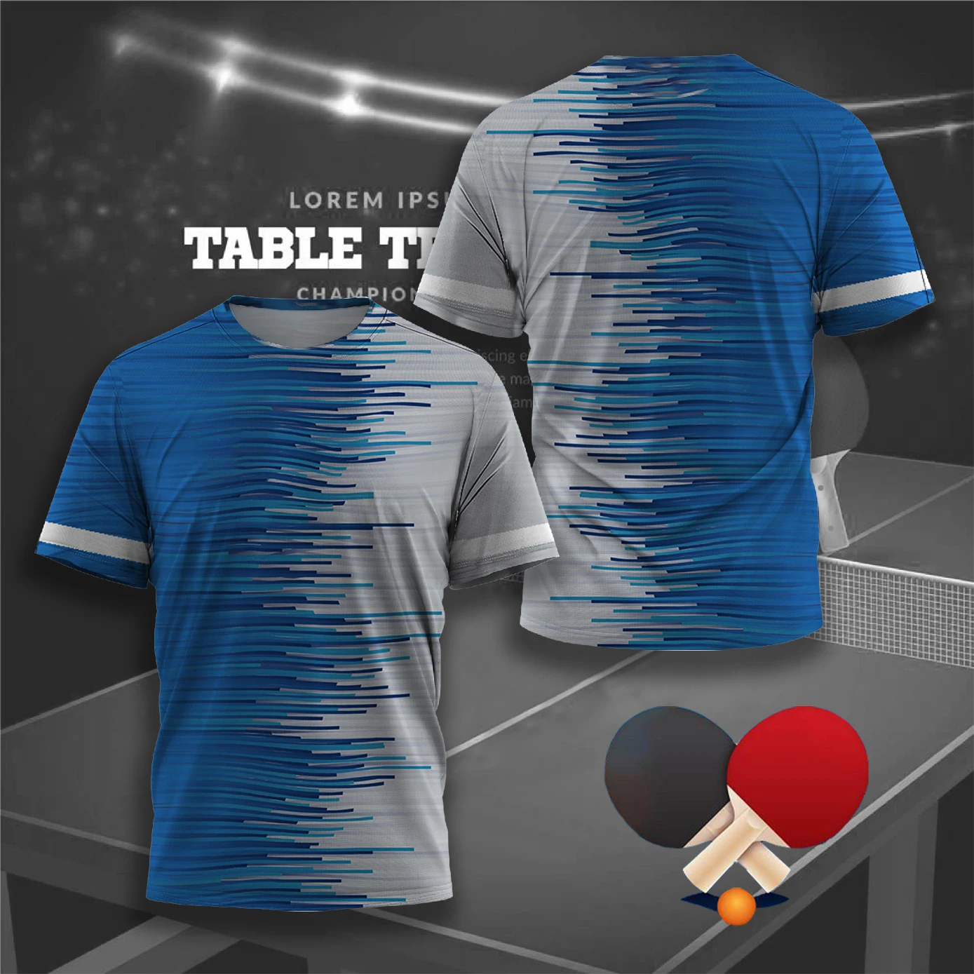 

Large Men's Table Tennis Badminton Jersey Quick Dry Women's Short Sleeve Sports Fitness Sweat Absorbing Breathable T-shirt Tops