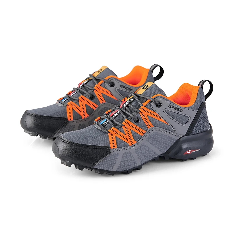 

New Arrival Hiking Shoes Wear-resistant Outdoor Sport Men Shoes Lace-Up Climbing Trekking Hunting Sneakers