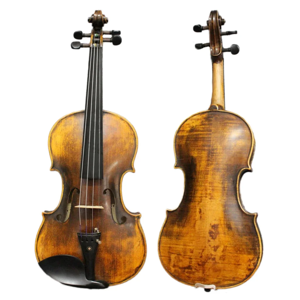 Фото Скрипка NAOMI Advanced Master Old Antique Stradi Style 4/4, копия Cremonese Violin 1715, 4/4, из лучшей европейской древесины, с насыщенным звучанием. №2