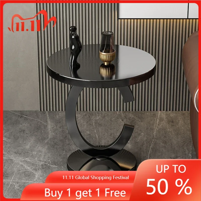 

Decor Floor Side Coffee Tables Garden Stainless Steel Bedside Entrance Coffee Tables Middle Mesa Auxiliar Home Furniture YQ50CT