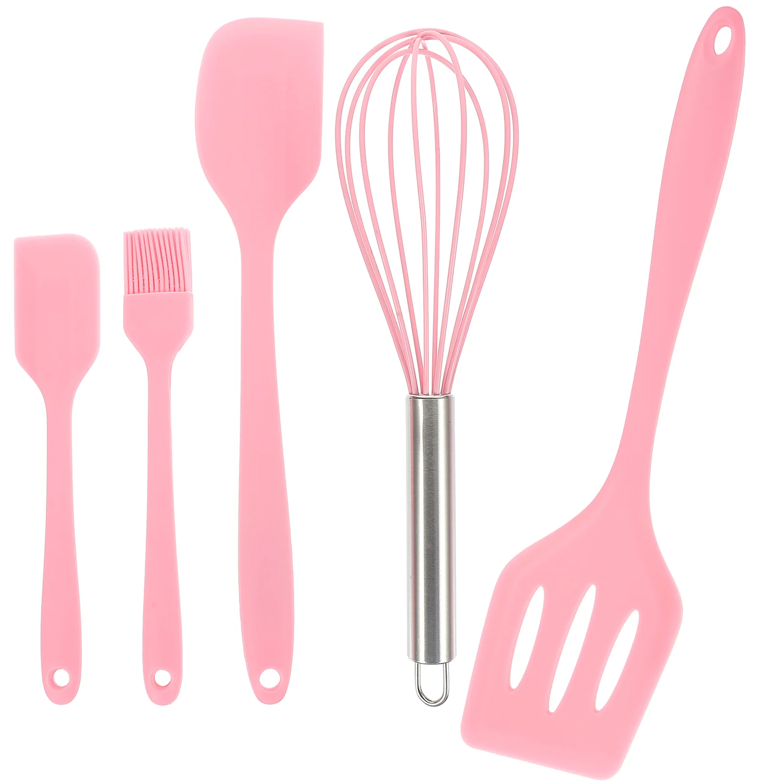 

1 Set Kitchen Utensil Set Utensil Kitchen Supply Silicone Spatula Silicone Slotted Turner for Kitchen