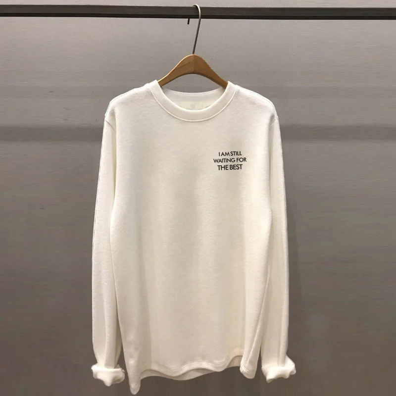 Женская рубашка Dralon с длинными рукавами универсальная модная шлифовальная белая