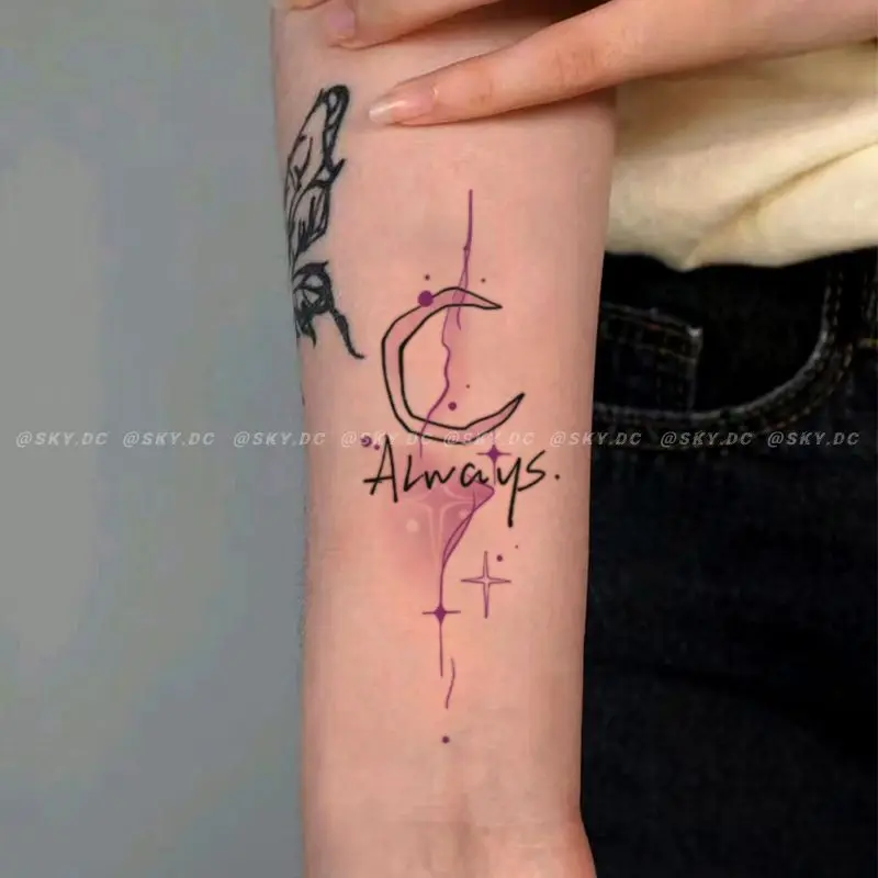 

Girly Sweet Cool Babes Festival Accessory Waterproof Durable Hotwife Fake Tattoos Tattoo Stickers Cute Mechanical Punk Wholesale