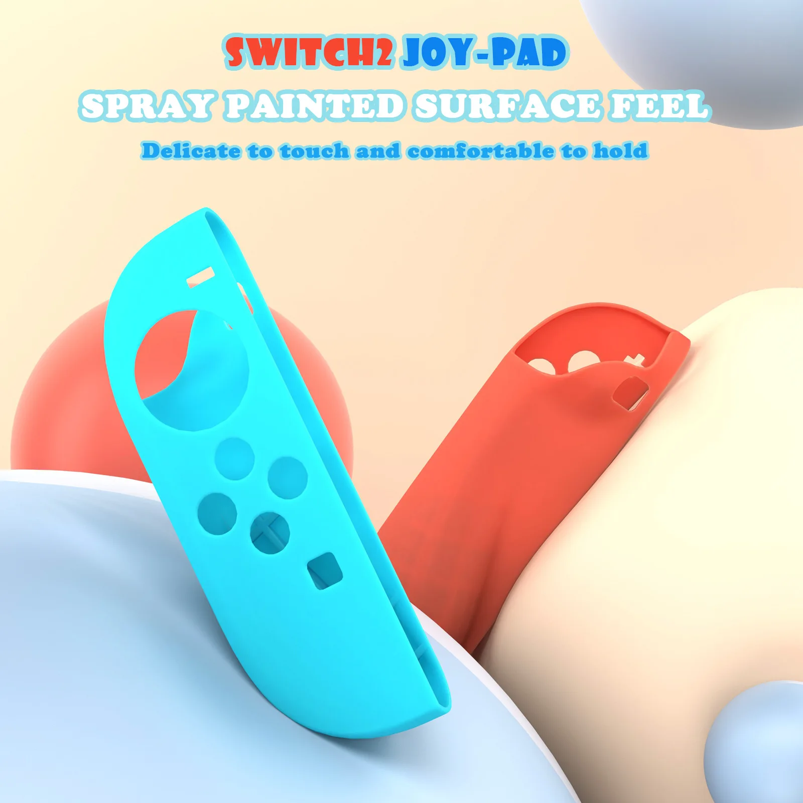 Фото Силиконовый мягкий чехол, защитный чехол для Nintendo Switch 2, NS2, контроллер Joy-Con, полная защитная ручка для кожи №2