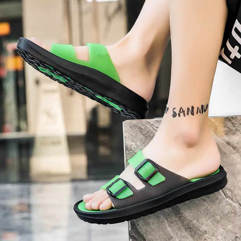

Durable Outsole Men Shoes Leather Flats Shoose For Men Original Tennis Guest Slippers High-Top Flip Flops For Man Scape Tennis