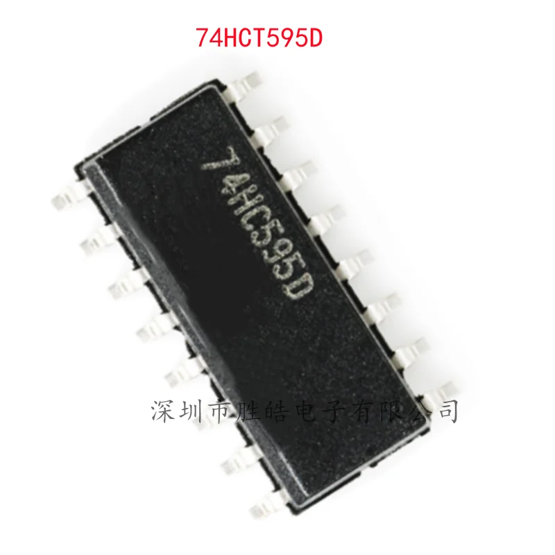

(10PCS) NEW 74HCT595D 74HCT595 The Shift Register Logic Chip SOP-16 Integrated Circuit