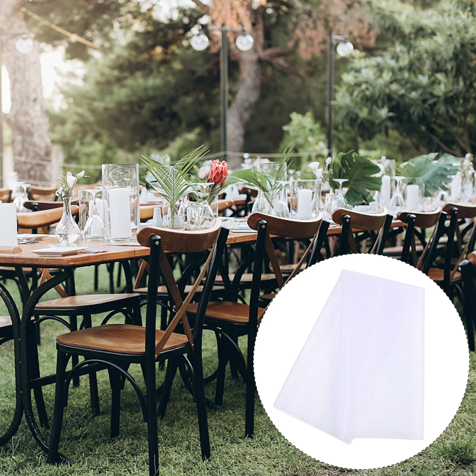 

Wedding Arch Backdrop Organza Fabric Curtain Ceremony Table Party Decoration Reception Runnerdrapes Tulle Window Sheer Arches