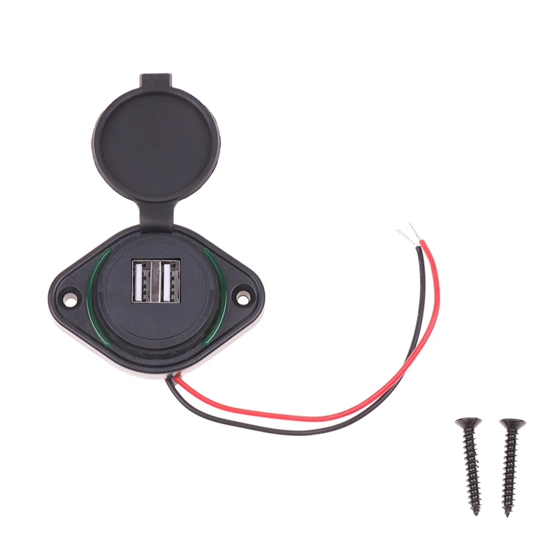 

Автомобильное зарядное устройство с двумя USB-портами, 3,1 А, 12-24 В