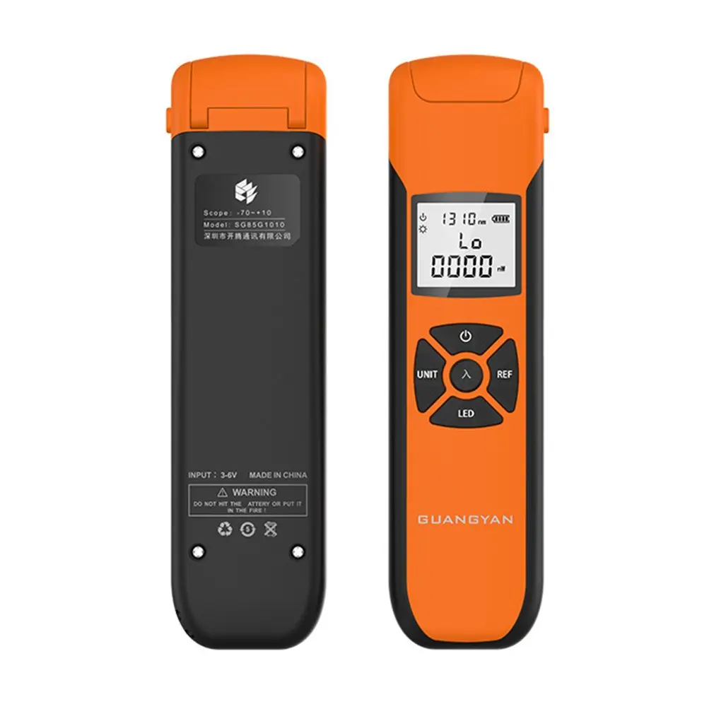 

Измеритель оптической мощности FC/SC/ST универсальный порт Высокоточный USB Перезаряжаемый волоконно-оптический измеритель мощности с фонарик...