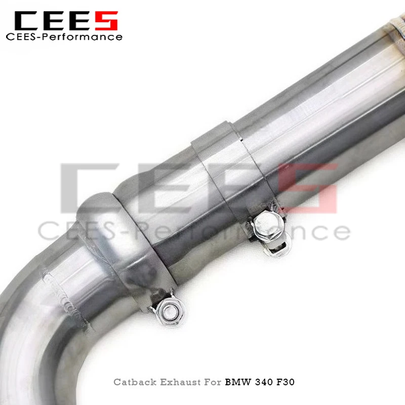 Фото  CEES Racing прямые трубы из нержавеющей стали Catback выхлоп для BMW 335i 340i F30 F31 3.0T 2012-2016 №4