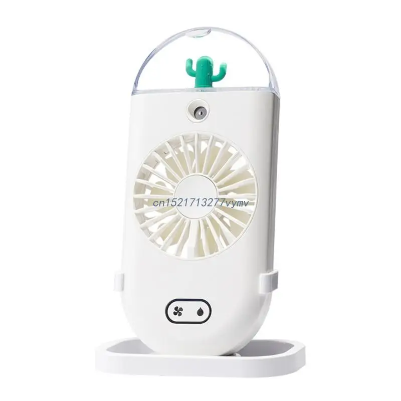 

Portable Handheld Spray Fan Mini Personal USB Spray Humidifier Mini Desktop USB Fan Mobilephone Outlook Rechargeable